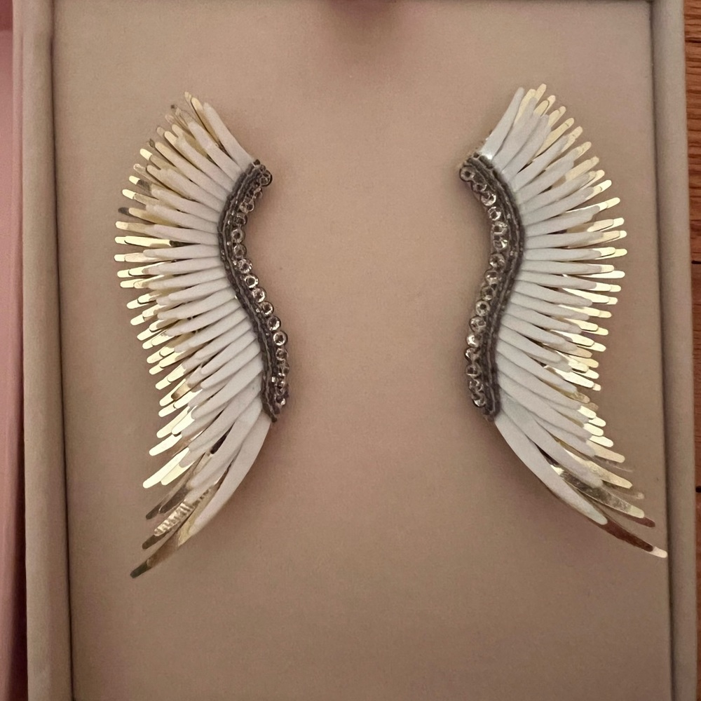 Angel wing earrings